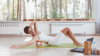 You only need a foam roller to build core strength and reduce lower back pain with this four-move routine