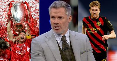 Jamie Carragher could soon change his mind on Kevin De Bruyne vs Steven Gerrard debate