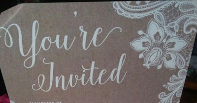 Bride and groom slated for 'tacky' and 'rude' detail in wedding invite