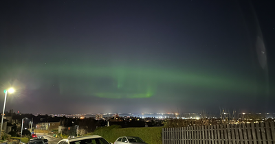 Chance to spot Northern Lights in Edinburgh tonight due to powerful sun storm