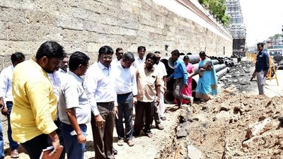 Work on new water pipeline in Tiruvannamalai nearing completion