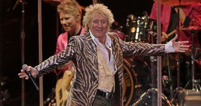 Rod Stewart gives tour of Las Vegas dressing room and shows off impressive wardrobe