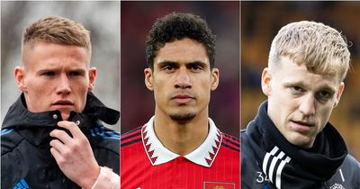 Varane, McTominay, Van de Beek - Manchester United injury news and return dates ahead of Wolves