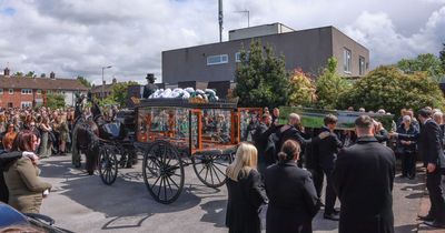 Family and friends gather for funeral of 'forever young' Kasey Anderson