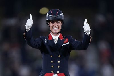 Olympic champion Charlotte Dujardin wins dressage event just two months after giving birth