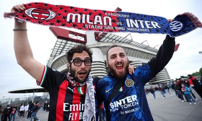 Milan 0-2 Internazionale: Champions League semi-final, first leg – as it happened