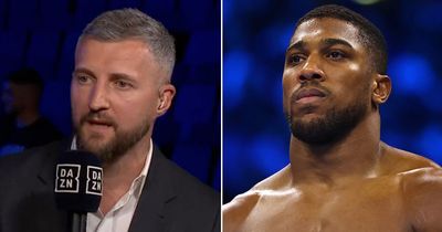 Anthony Joshua sent then deleted DMs following brutal criticism from Carl Froch