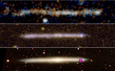 Mystery solved? Runaway black hole chased by tail of stars may be galaxy in disguise