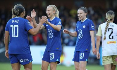 Harder on song as Chelsea close on WSL lead with 6-0 demolition of Leicester