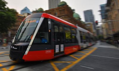 Teenager dies after being trapped under tram in Sydney