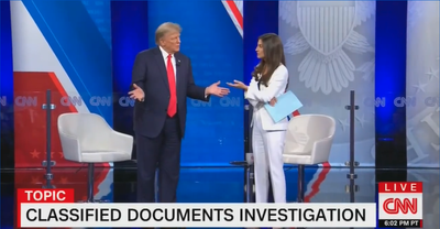 Trump snaps and calls Kaitlan Collins ‘nasty’ in tense exchange over classified documents at CNN town hall