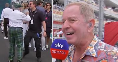Martin Brundle slams "weird" F1 rules after almost getting Sir Jackie Stewart kicked out