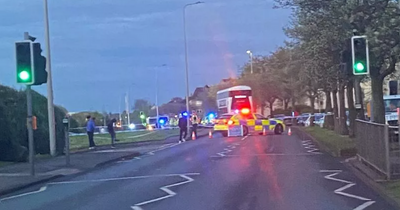 Biker fighting for life after horror smash with car on busy Scots road