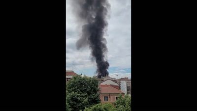 Milan: Several cars on fire after large explosion rocks city centre