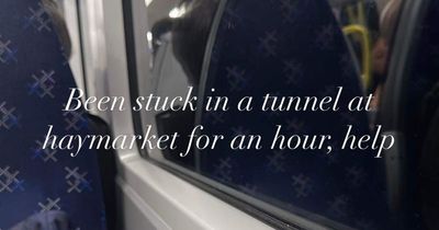 Pandemonium as Edinburgh ScotRail passengers get 'trapped in a tunnel'