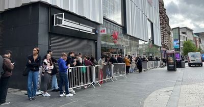 H&M saw huge queues for genuine £70 Mugler dresses that normally cost £650 this morning