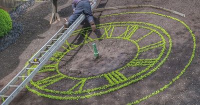 Work begins on Edinburgh's historic floral clock ahead of summer