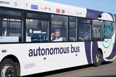 UK’s first driverless bus service launched over Forth Road Bridge