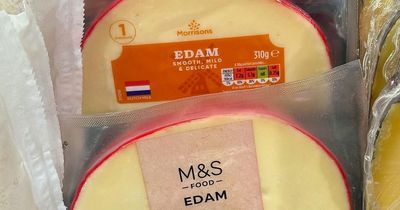 Morrisons Edam spotted in M&S cheese aisle