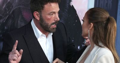 Jennifer Lopez and Ben Affleck caught in another tense exchange as they 'row' at premiere