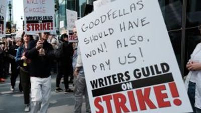 Screenwriters on strike: Hollywood grinds to a halt