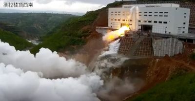 Watch China break in new test site for giant moon rocket engines (video)