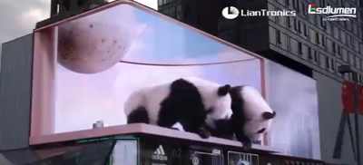 WOW Factor Engaged—Watch These 3D Billboards Bring Customized Content to Life