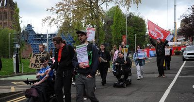 Paisley students hold university cost-of-living demo as some can't afford to feed family
