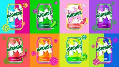 I'm in love with Mirinda's new colour scheme