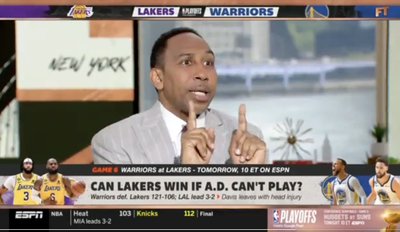 NBA Fans Crushed Stephen A. Smith for His Disgusting Take on Anthony Davis's Head Injury