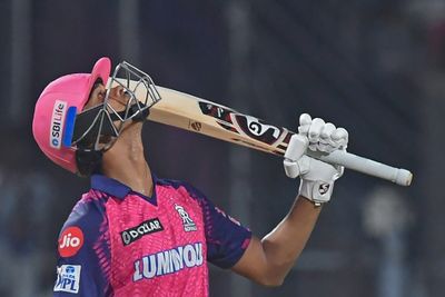 Jaiswal hits IPL's fastest ever 50 off 13 balls