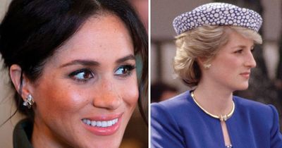 Meghan Markle 'wore £150k of Princess Diana's jewellery' on hike after Coronation 'snub'