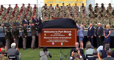 Army officially designates Fort Moore, dropping Confederate name Benning