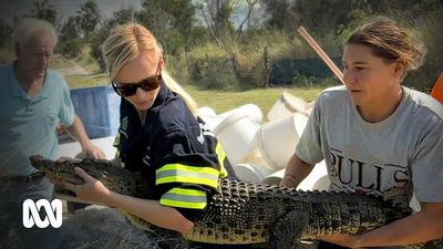 Central Queensland's croc-handling course at Koorana Crocodile Farm opportunity for career change