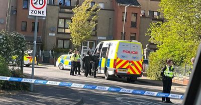 Edinburgh police swoop on quiet street before arrest of 41-year-old man