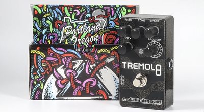 The worlds of reverb and tremolo come crashing together in Catalinbread's new Tremol8 pedal
