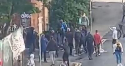 Violent scenes in Dublin city after group gather around asylum seekers