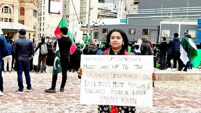 Pakistani diaspora in Australia protest against former prime minister Imran Khan's arrest