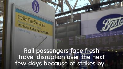 Train strikes latest: Passengers face misery on rush hour journey home amid Aslef walkout