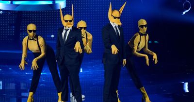 The '90s boyband star who dressed up as one of Norway's yellow wolves at Eurovision 2022