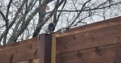 Homeowner's fury as neighbour sticks up 9ft fence and camera to 'spy' on garden