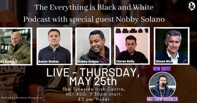 Your chance to WIN tickets to The Everything is Black and White Podcast LIVE