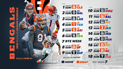 Bengals 2023 NFL schedule: Early week-by-week predictions for every game