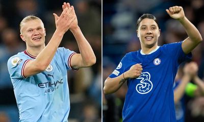 Haaland and Kerr win Football Writers’ Association player of the year awards