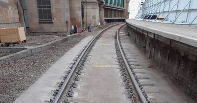 Glasgow Central Station track undergoes million pound facelift