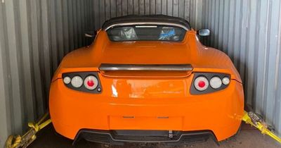 Three forgotten 2010 Teslas found in shipping containers are up for sale