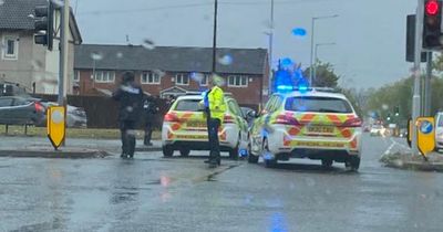 Police car crashes on way to 999 call leaving driver injured