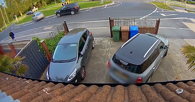 Driver 'forgets to give way' on 'dangerous' new roundabout as crash caught on camera