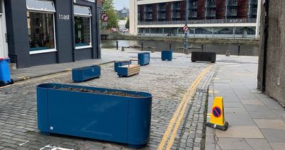 Edinburgh locals baffled as 'eyesore' planters installed and block off road