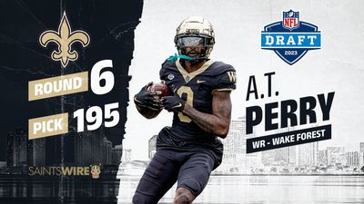 Sixth-round Saints WR A.T. Perry named a steal of the NFL draft
